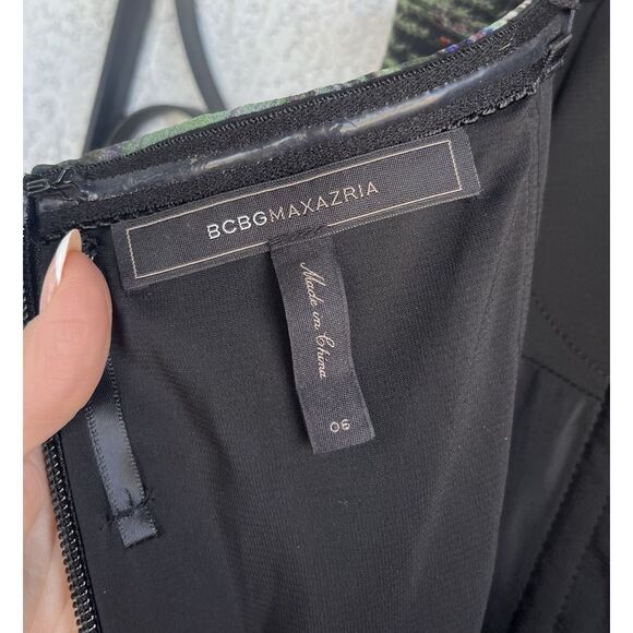 BCBG Maxazria Tae Strapless Silk Maxi Dress - Size 6 - Black - Picture 8 of 10